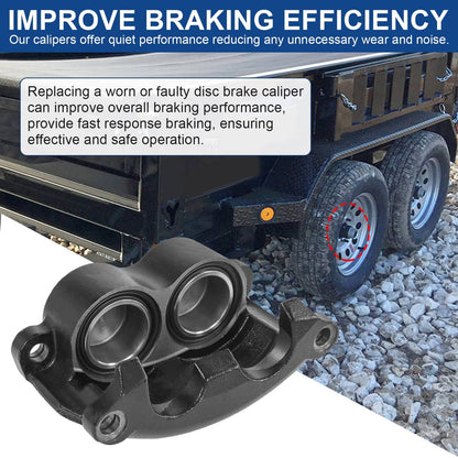 Solidspare Disc Brake Caliper for Dexter 10K & 12K Hydraulic Trailer Disc Brakes Fit Dexter