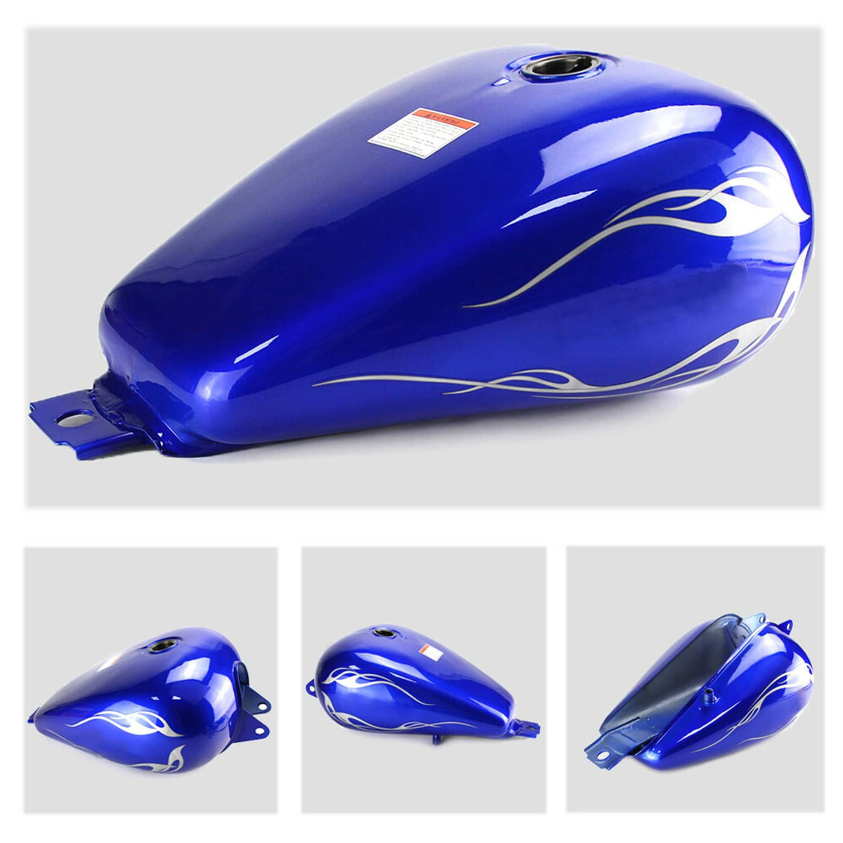 Solidspare Motorcycle CMX250C Blue  3.4 Gallons Fuel Gas Tank For Honda Rebel 250 1985-2016