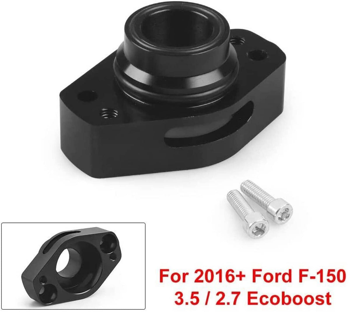 Solidspare Turbo Blow Off Valve Adapter BOV For 2016+ Ford F-150 2.7L 3.5L Ecoboost