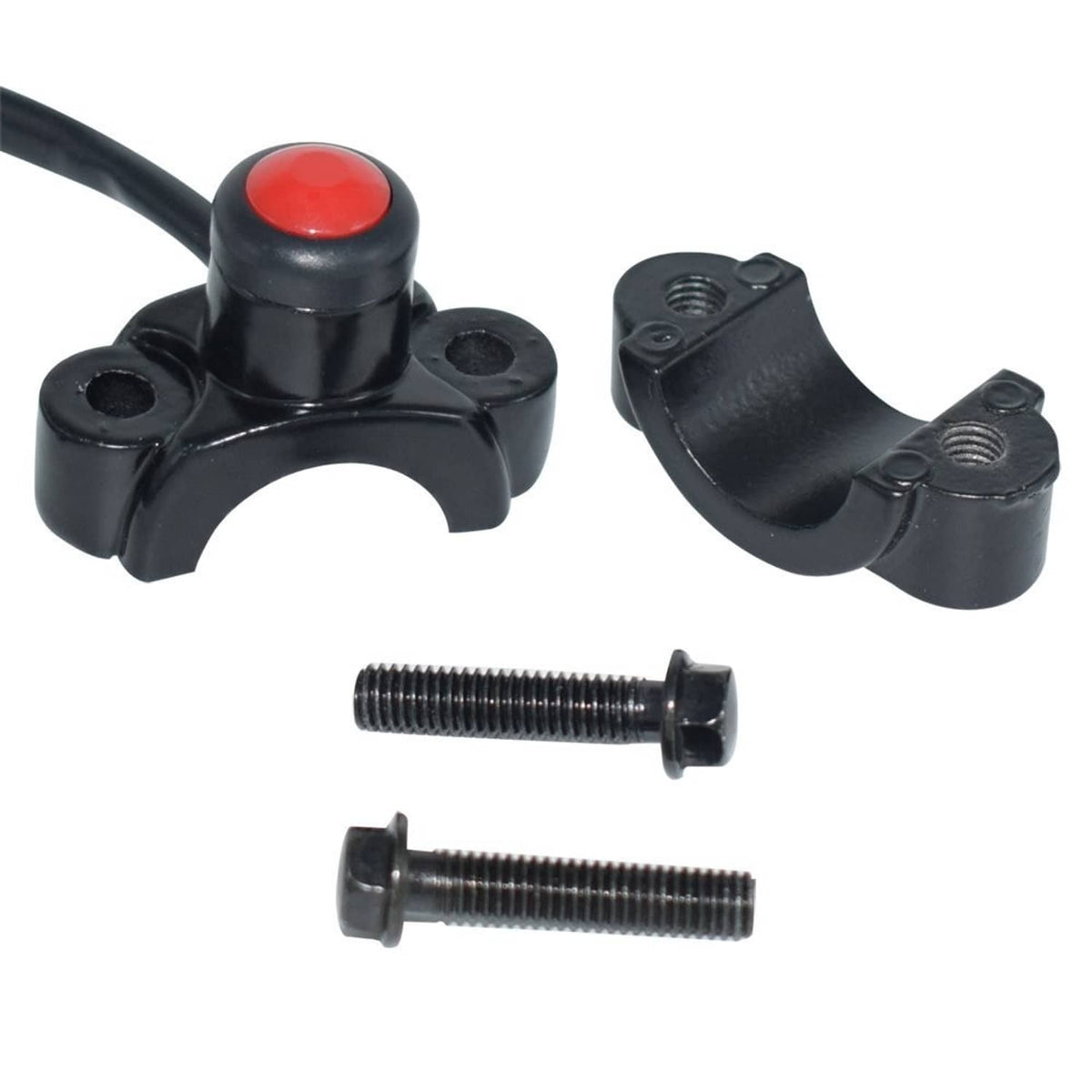 Solidspare 7/8" ATV Motorcycle Handlebar Kill Switch horn Momentary action Push Button