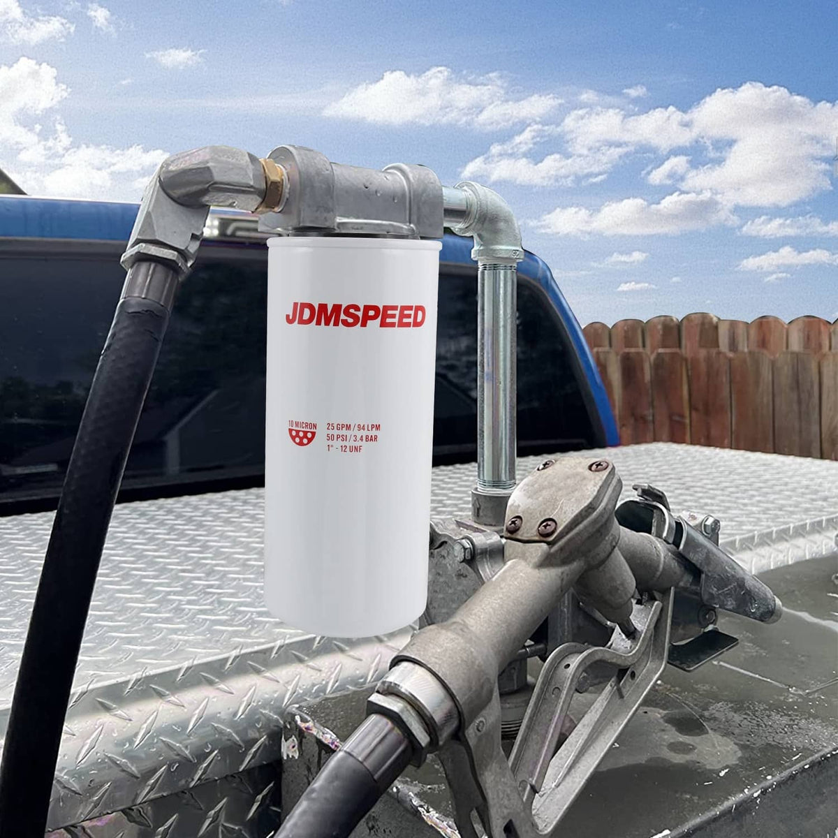 Solidspare Fill-Rite F1810PM0 18 GPM 1-12UN 50PSI Particulate Spin On Fuel Filter 10 Micron