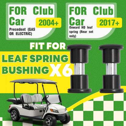 Solidspare For Club Car Precedent Onward Golf Cart Leaf Spring Bushing Set- Full Kit