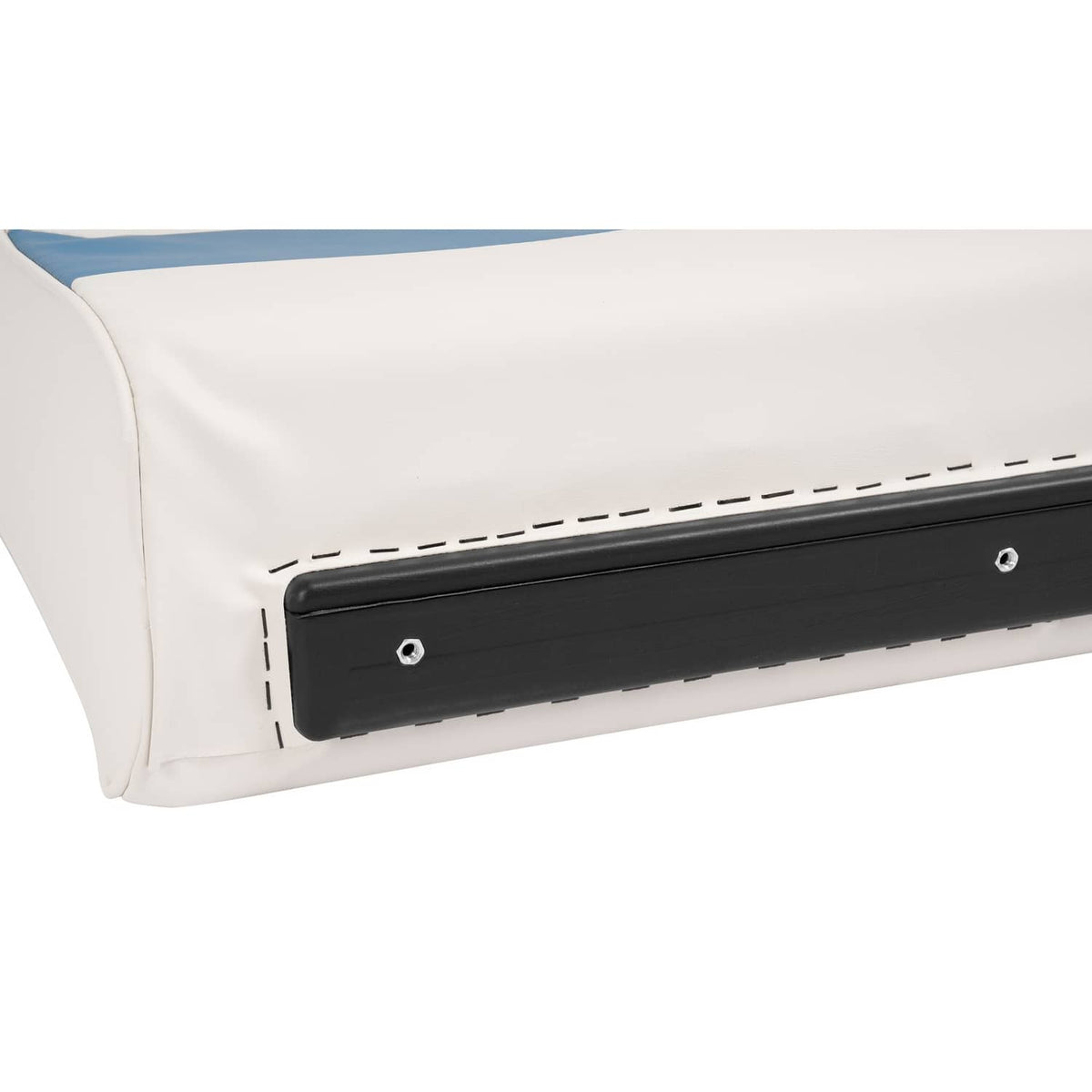 Solidspare #8WD95-1B-204 28" Pontoon Bench Seat Cushion Set Navy/White/Blue