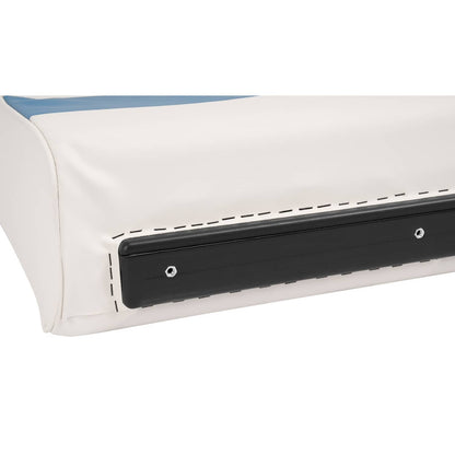 Solidspare #8WD95-1B-204 28" Pontoon Bench Seat Cushion Set Navy/White/Blue