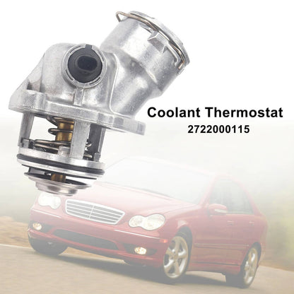 Solidspare Engine Coolant Thermostat Assembly with Sensor For Mercedes C300 C350 E350 ML350