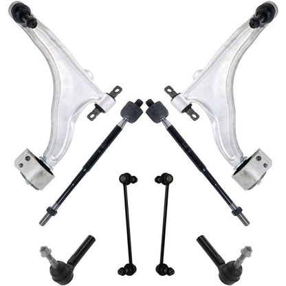 Solidspare 8x Control Arm Ball Joint Tie Rod Sway Bar Link L&R for 2010-2016 Cadillac SRX