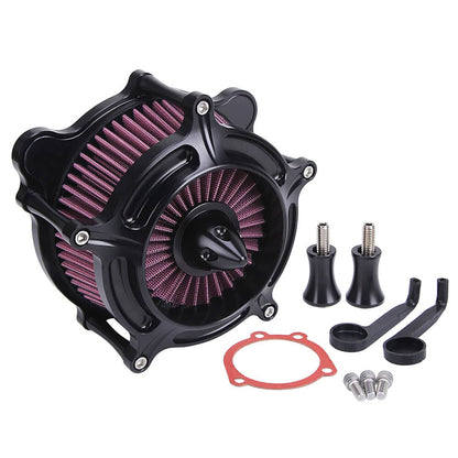 Solidspare For Harley Dyna FXD FXDL FXDWG FXDX 1993-2017 Air Cleaner Intake Filter Kit New