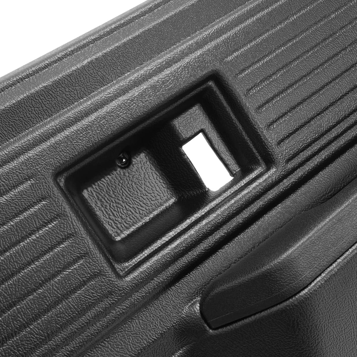 Solid Spare For Chevrolet/ GMC Truck 1977-1980 Inner Door Panels Black Plastic Left+Right
