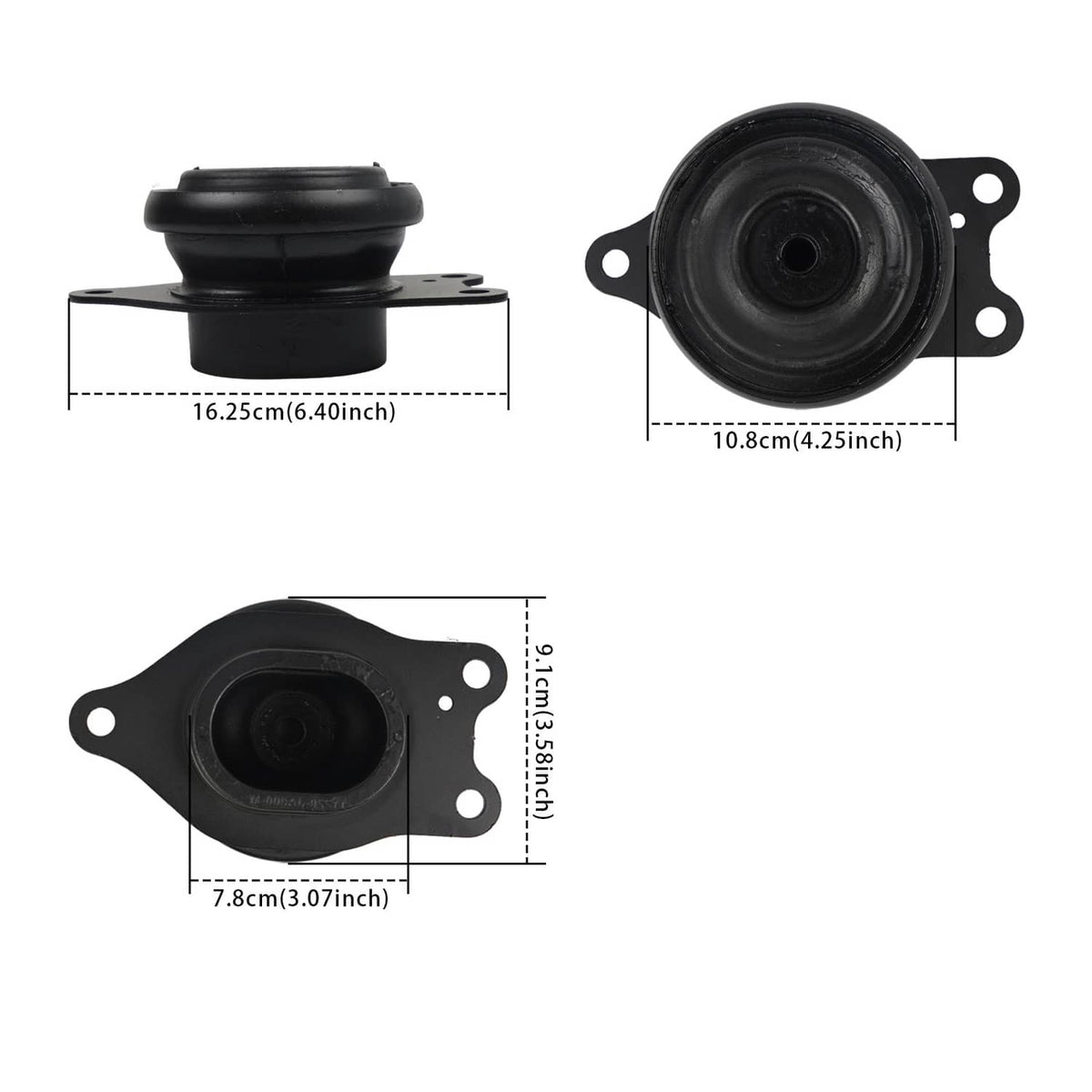 Solidspare For Nissan Altima 2007-2015 L4 2.5L Auto CVT Engine Motor Transmission Mount Kit