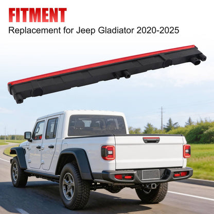 Solidspare 68338388AC Rear Center High Mounted Stop Lamp 3rd Brake Light For Jeep Gladiator