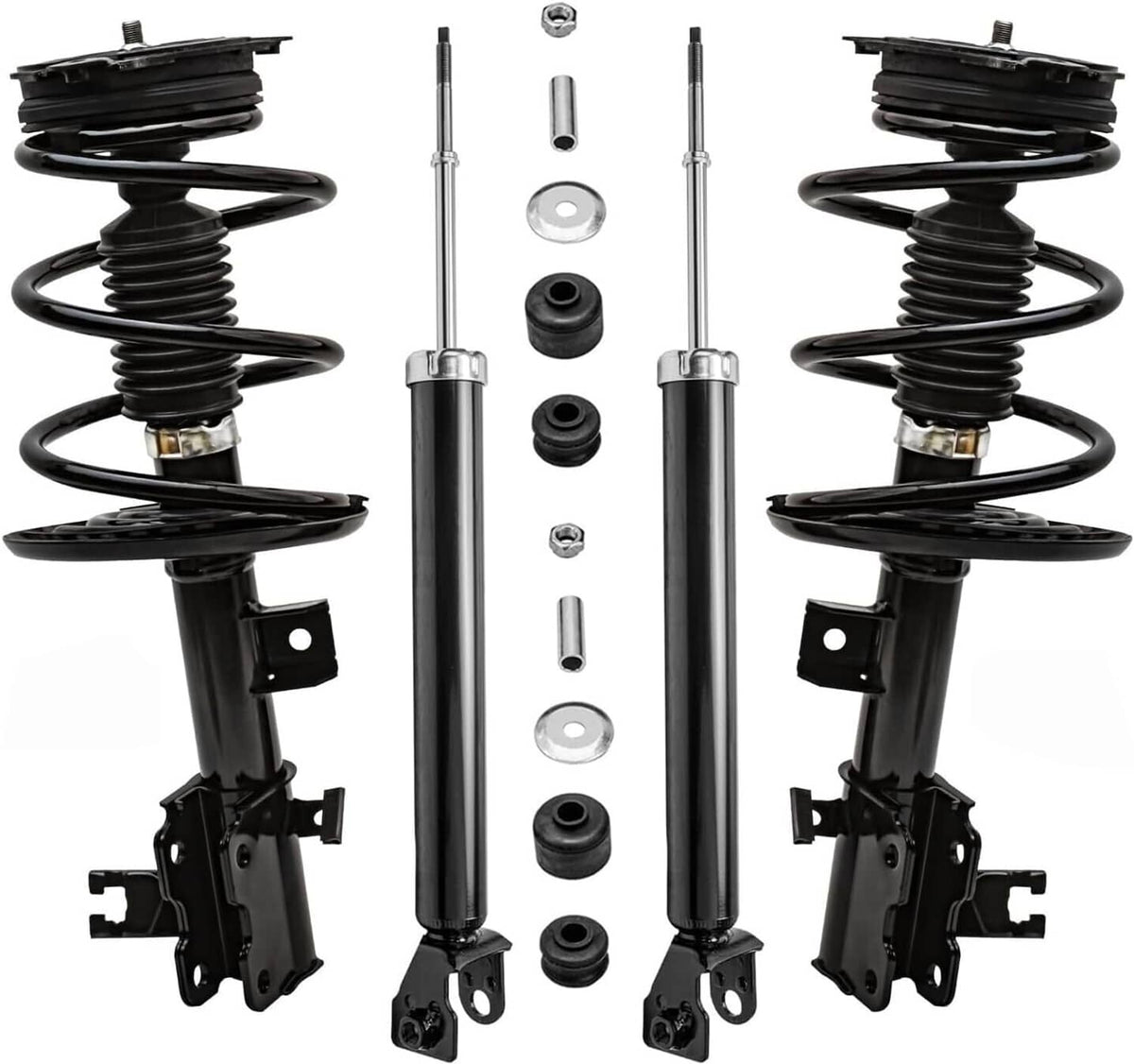 Solidspare Rear Shocks Absorbers For 2013 - 2018 Nissan Altima Front Struts w/Coil Spring