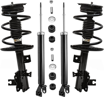 Solidspare Rear Shocks Absorbers For 2013 - 2018 Nissan Altima Front Struts w/Coil Spring