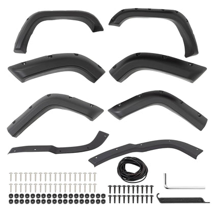 Solidspare Front & Rear Fender Flares For Jeep Cherokee XJ(4DR) Sport Utility 1984-2001