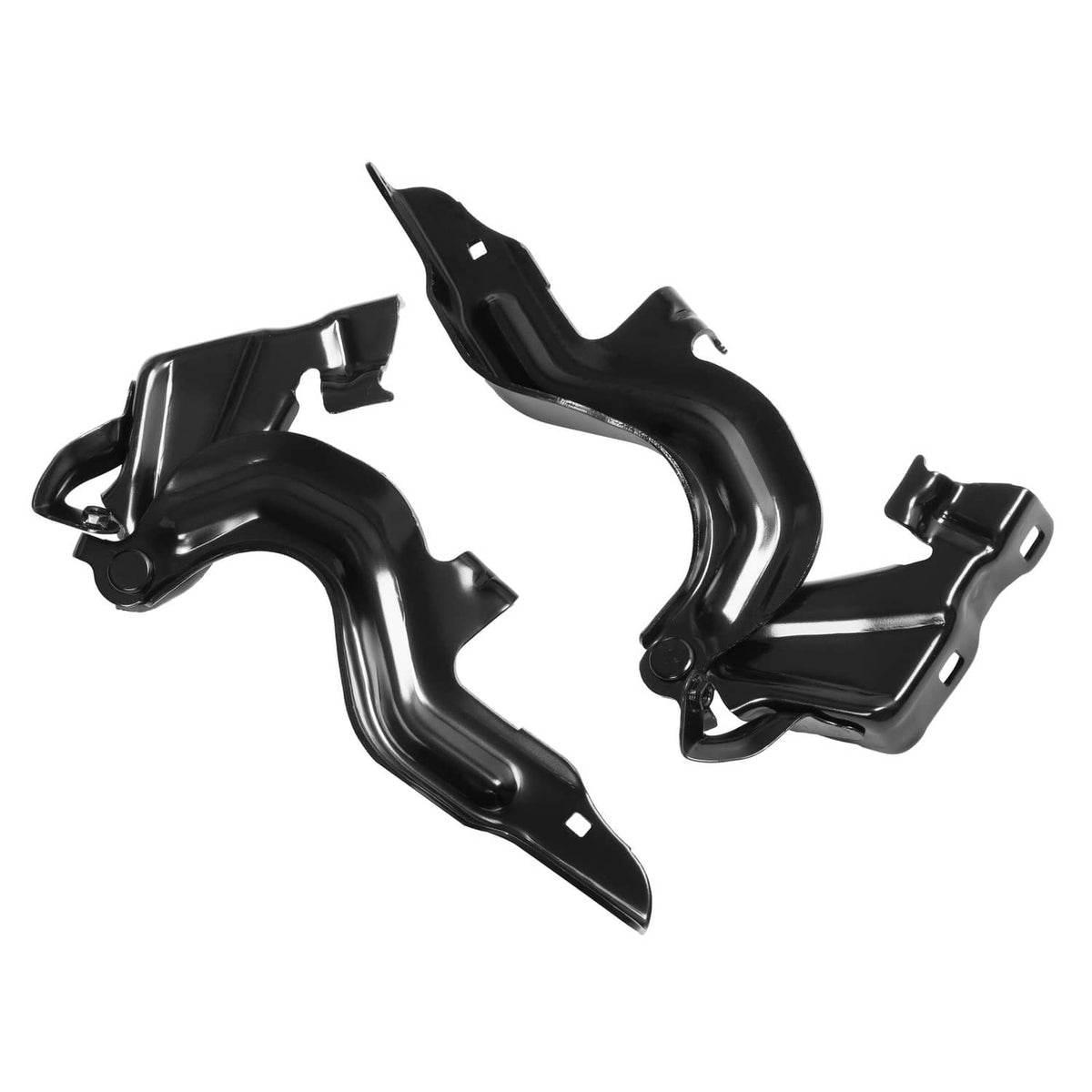Solid Spare For 2013-2018 Nissan Altima Sedan 4Dr Hood Hinges Primed Black LH & RH Pair Set