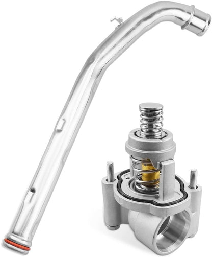 Solidspare New Thermostat Housing Assembly for 2017-2023 Cadillac XT5 XT6 GMC Acadia 3.6L