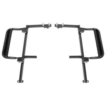 Solidspare 2PCS Black Nerf Bars / Running Boards for EZGO RXV 2008+ Gas/Electric Golf Cart