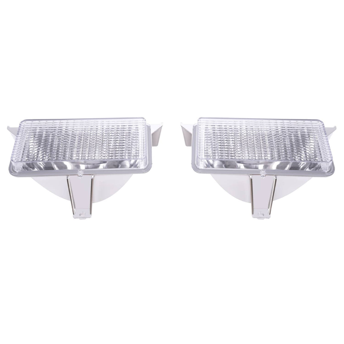 Solid Spare Turn Signal Corner Park Lights Lamps Pair For Chevy GMC 1983-1991 Pickup Truck