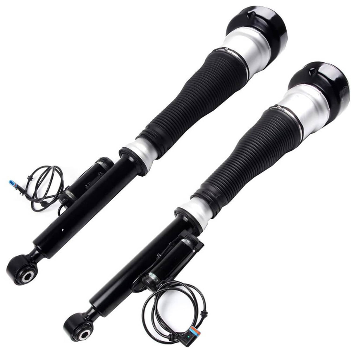 Solidspare 2x Rear Air Suspension Strut Set For Mercedes-Benz S350 S550 CL550 With Airmatic