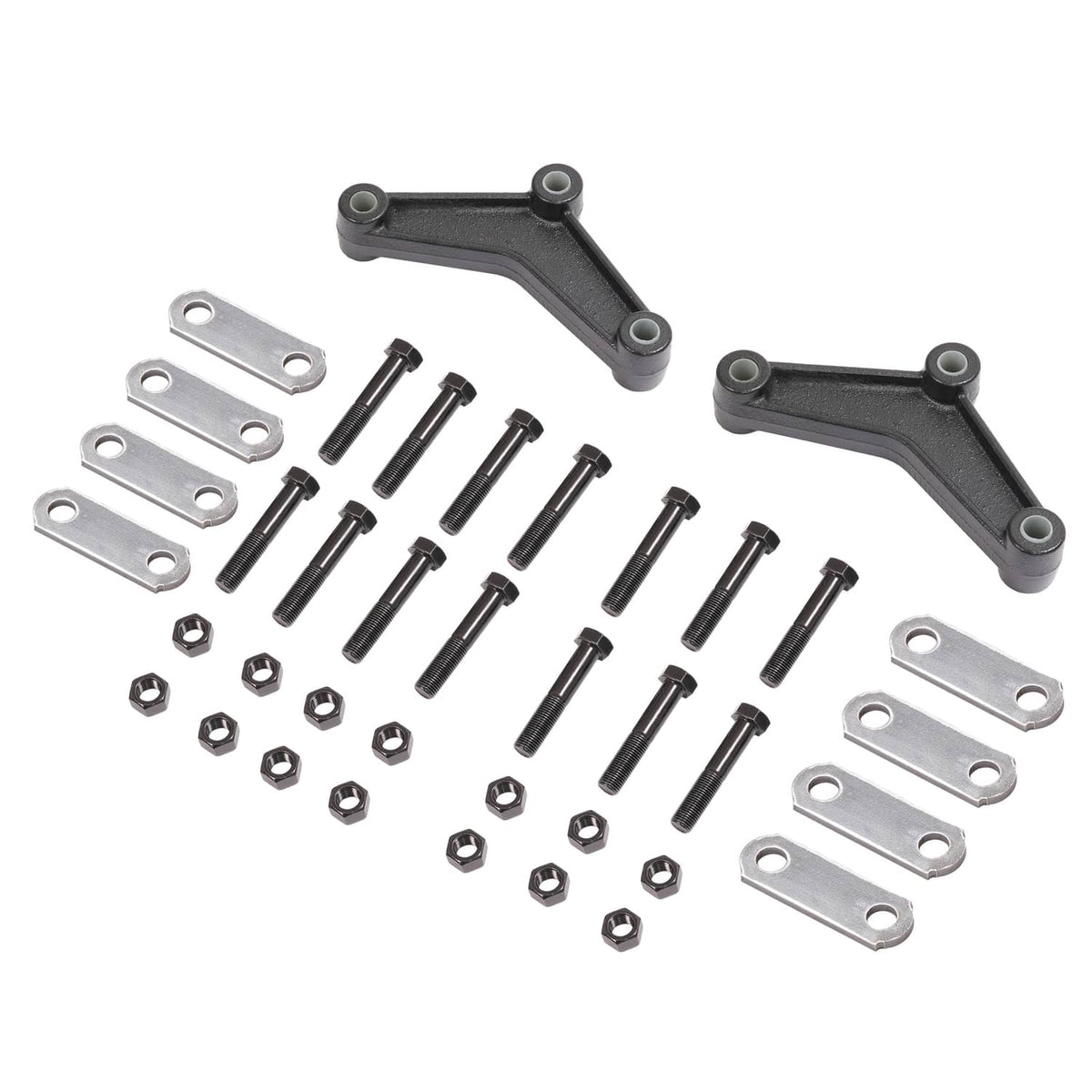 Solidspare Springs Tandem For 1 3/4" wide Leaf Springs Trailer Axle Suspension Shackle Kit