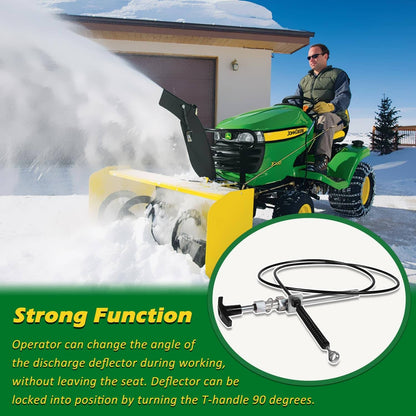 Solidspare AM134404 Spout Control Input Cable Replaces for John Deere Chute Deflector Cable