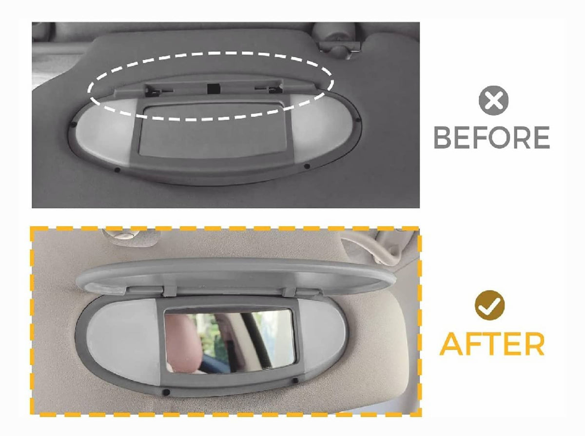 Solid Spare For 2007-14 BMW Mini Cooper R55 R56 R57 R58 R59 R60 R61 Sun Visor Vanity Mirror