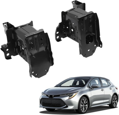 Solidspare For Toyota Corolla 2019-2023 Front Bumper Reinforcement Impact Bar Bracket Set