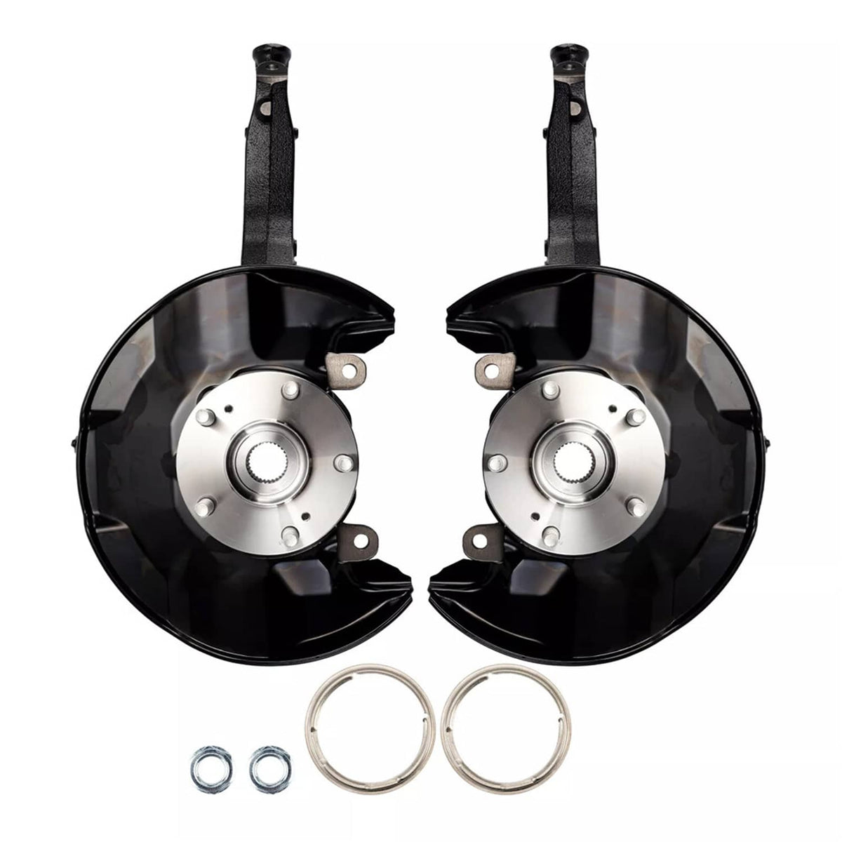 Solidspare For Honda Accord 2.4L 3.5L 2008-2012 Front Steering Knuckle & Wheel Hub Bearing