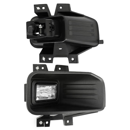 Solid Spare Clear Lens Halogen Fog Lights Lamps Set Pair For Ford F-150 F150 2018-2020