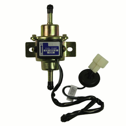 Solidspare CHROME Universal Gas Diesel Electric Fuel Pump 1/4 tubing 3-5 PSI Low Pressure