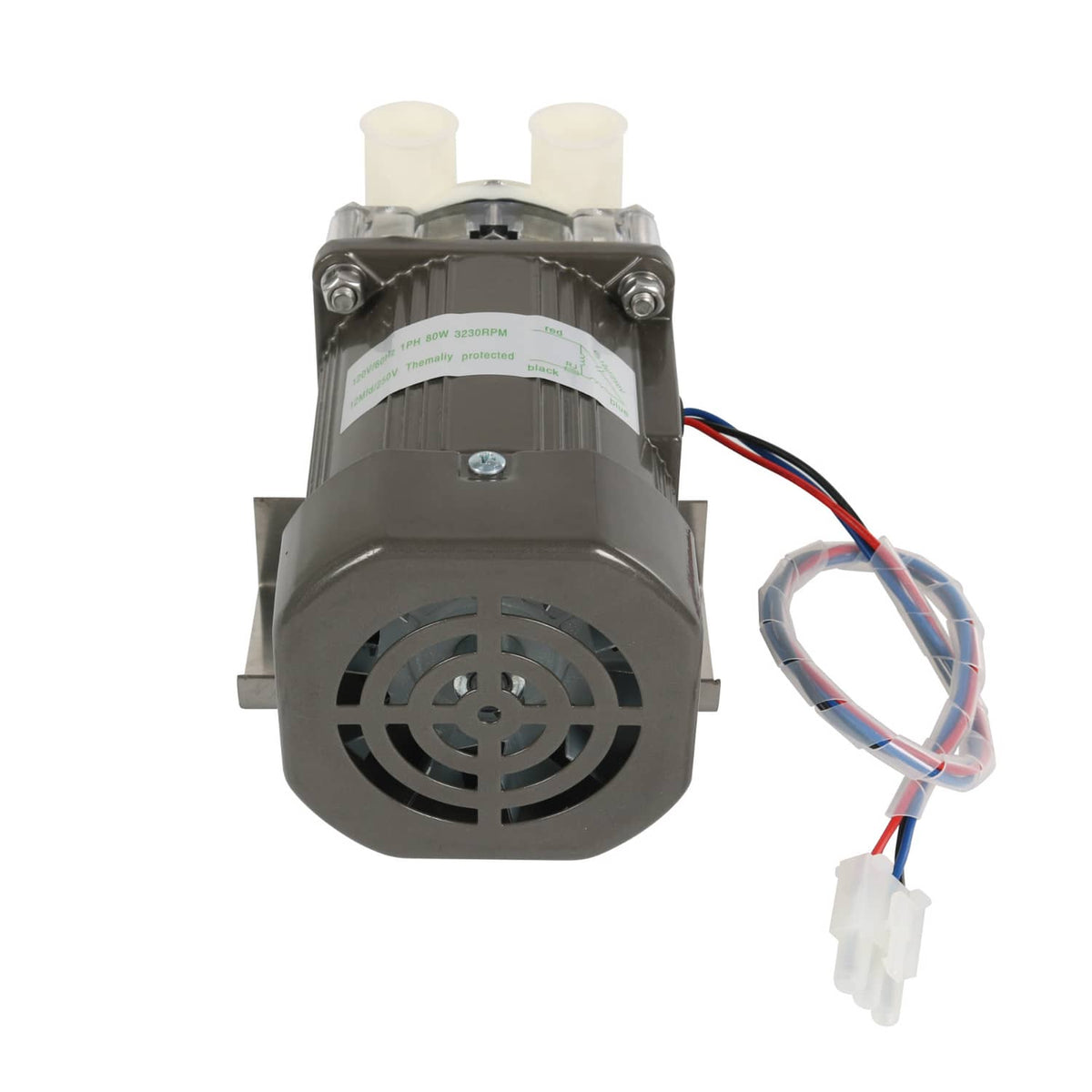 Solidspare S-0731 Water Pump for Hoshizaki, Ice Machine Motor Assembly with Mounting Plate