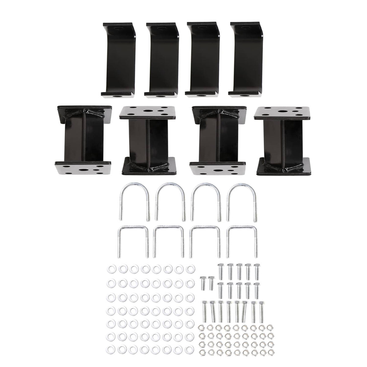 Solidspare 4" Block Lift Kit Golf Cart Fit EZGO Marathon Electric 1975-1993 Front & Rear
