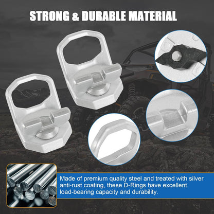 Solidspare 2889620 Lock And Ride Max D-Rings 2PCS For Polaris Xpedition Models 2024-2025