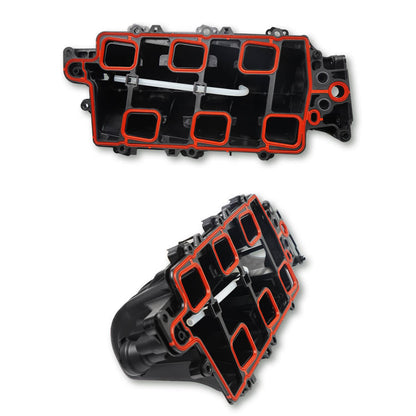 Solidspare Black Upper Intake Manifold + Gasket for 1995-2005 Chevy Buick Olds 3800 3.8L V6