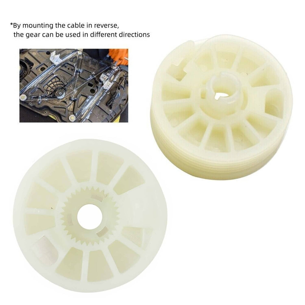Solid Spare 82471D3011 Window Regulator Motor Inner Gear for Hyundai Tucson 16-20