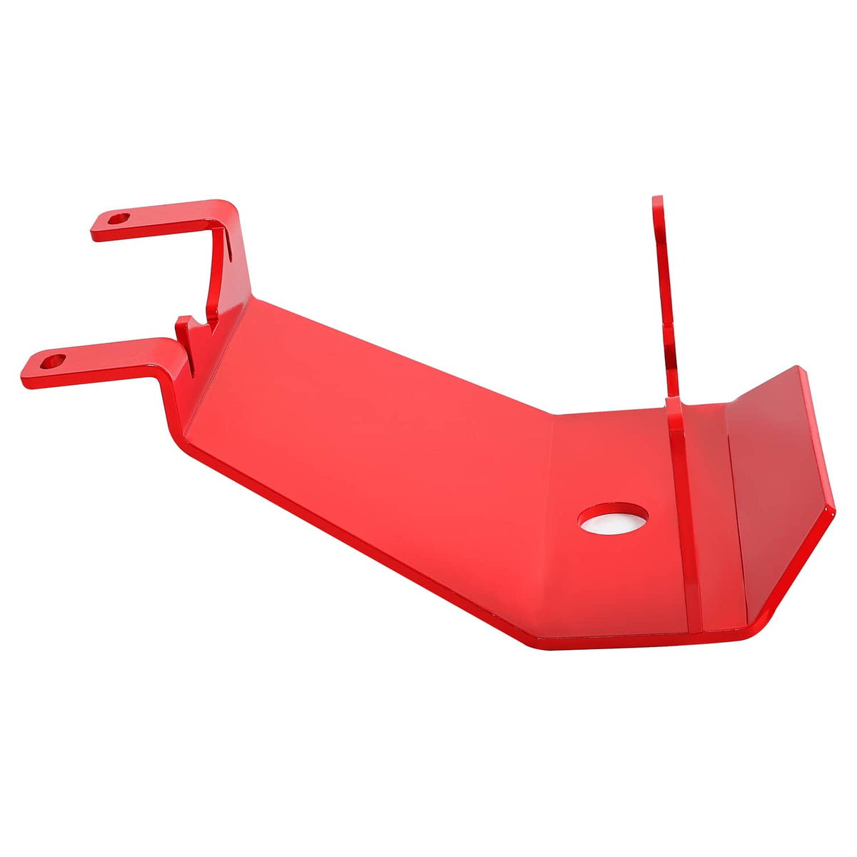 Solid Spare Front Skid Plate Red Steel For Jeep Wrangler 2018-23 / Gladiator 2020-23 RS62116