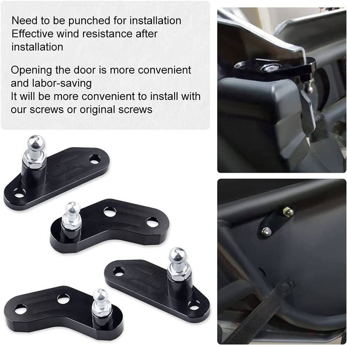Solidspare Door Opener Kits Door Shocks Struts for 2017-2022 Can Am Maverick X3 Front Rear