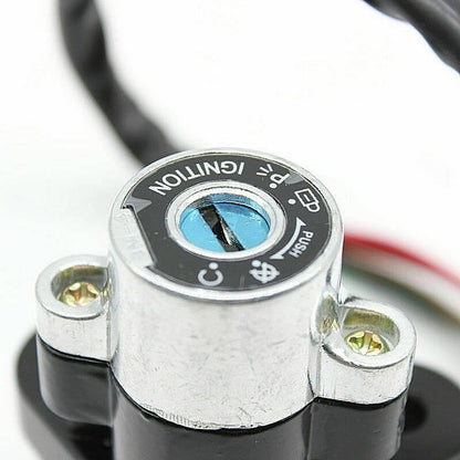 Solidspare Fit For Suzuki GSXR600 750 1000 SV650 Ignition Switch Fuel Gas Tank Cap Lock Key