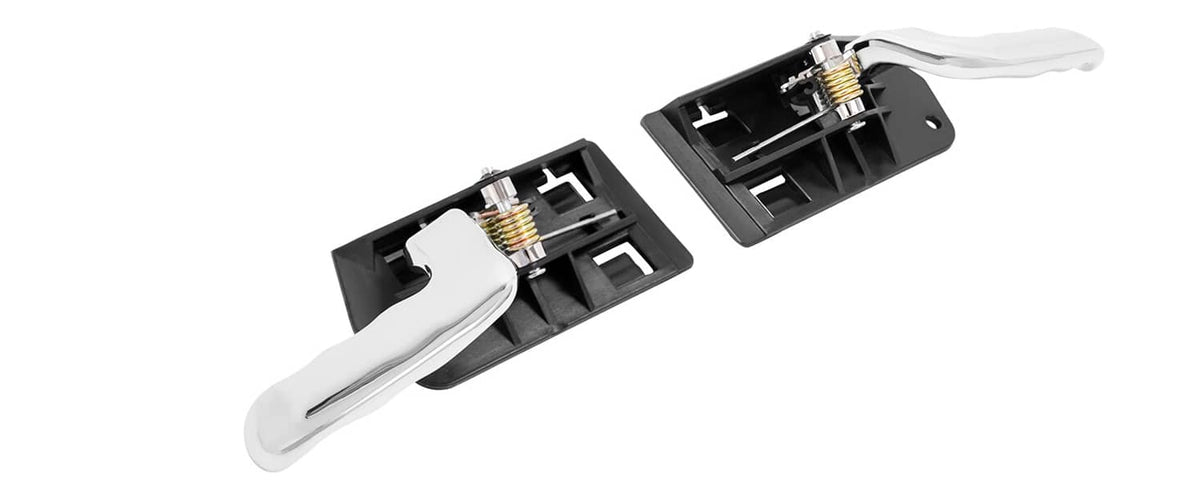 Solid Spare Fits GMC SIERRA 1500 2002-06 Interior Door Handles Drive + Passenger Side Chrome