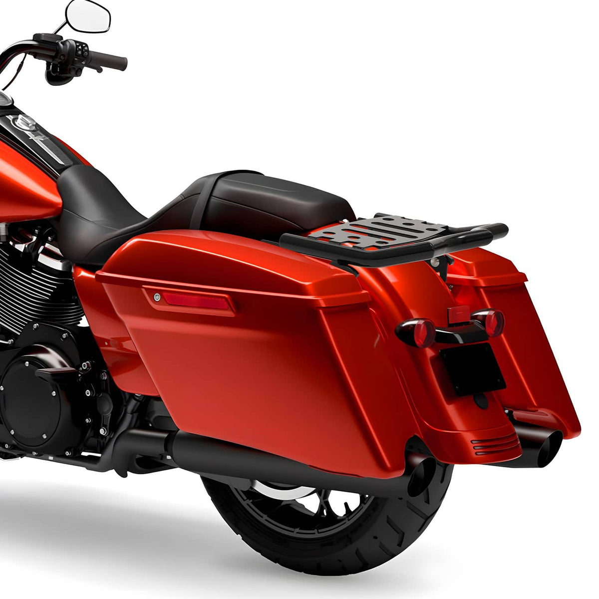 Solidspare Motorcycle Detachable Rear Luggage Rack  For Harley Touring Models 2009-2025