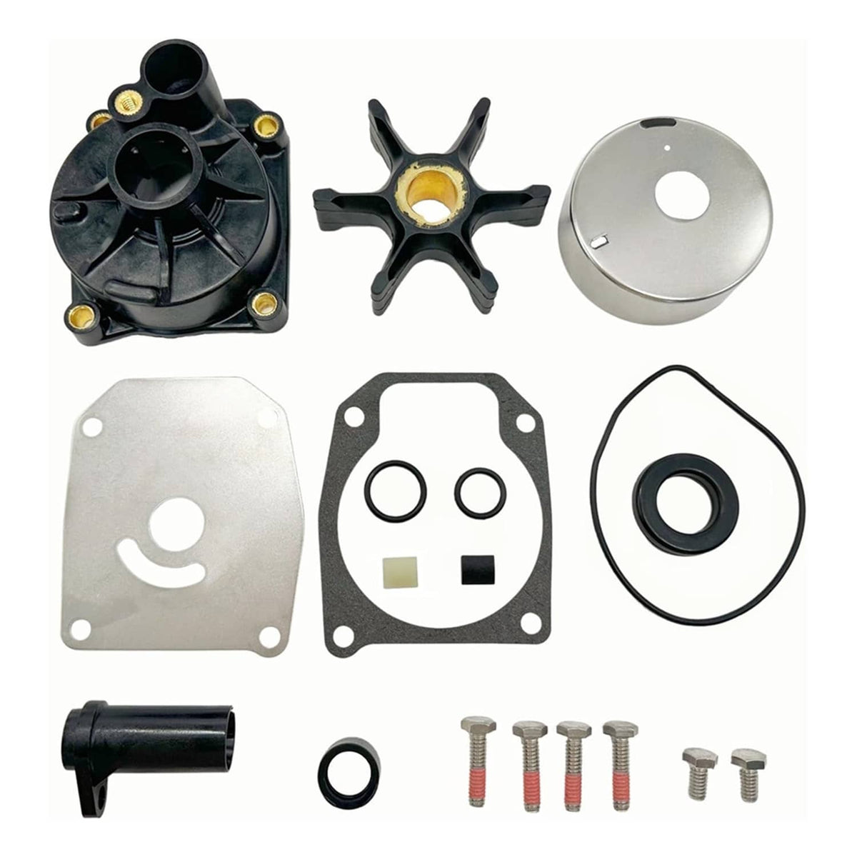 Solid Spare 60 65 70 75HP Water Pump Impeller Kit 438597 432955 18-3389 For Johnson Evinrude