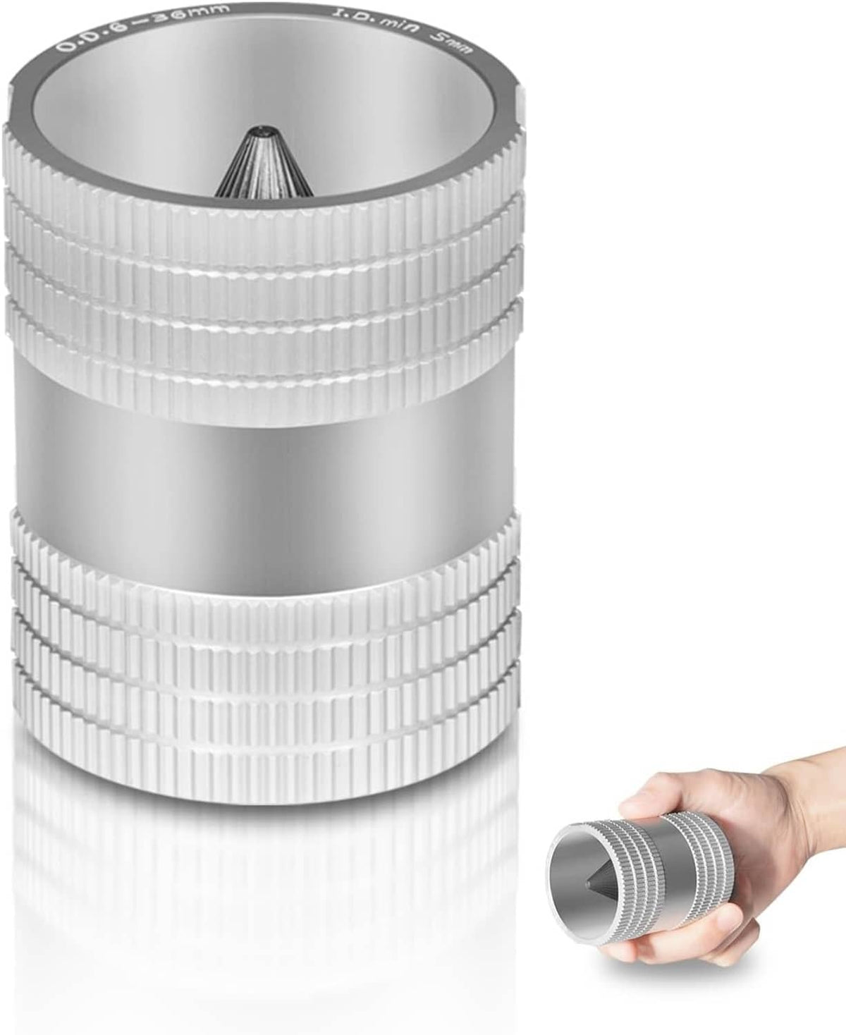 Solid Spare Reaming Tool for Copper,Stainless Steel Tubing,Pipe Reamer Sizes 1/4" to 1-1/4"