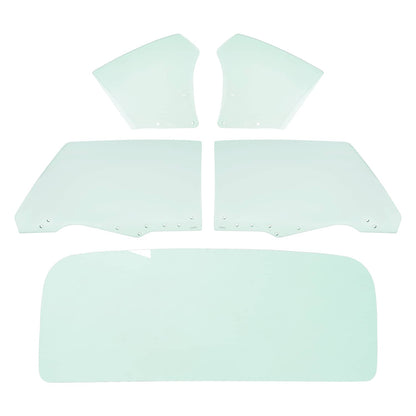 Solid Spare For Chevrolet Chevelle 1970-1972 2Door Rear & Side Door Window Glass 5PCs