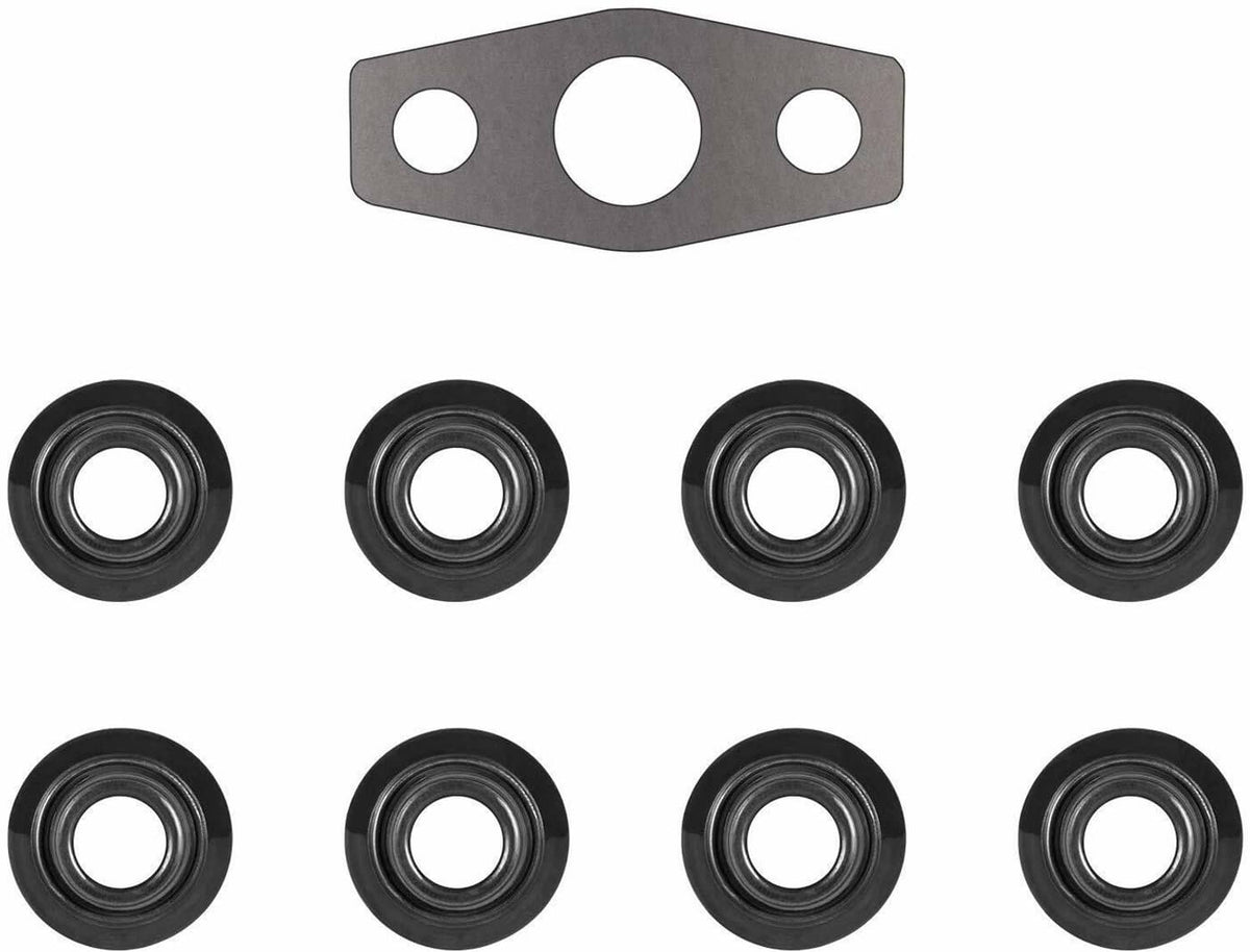 Solid Spare Valve Cover Gasket Set w/ Grommet for Chevy GM Isuzu 4.8L 5.3L 6.0L 6.2L 7.0L V8