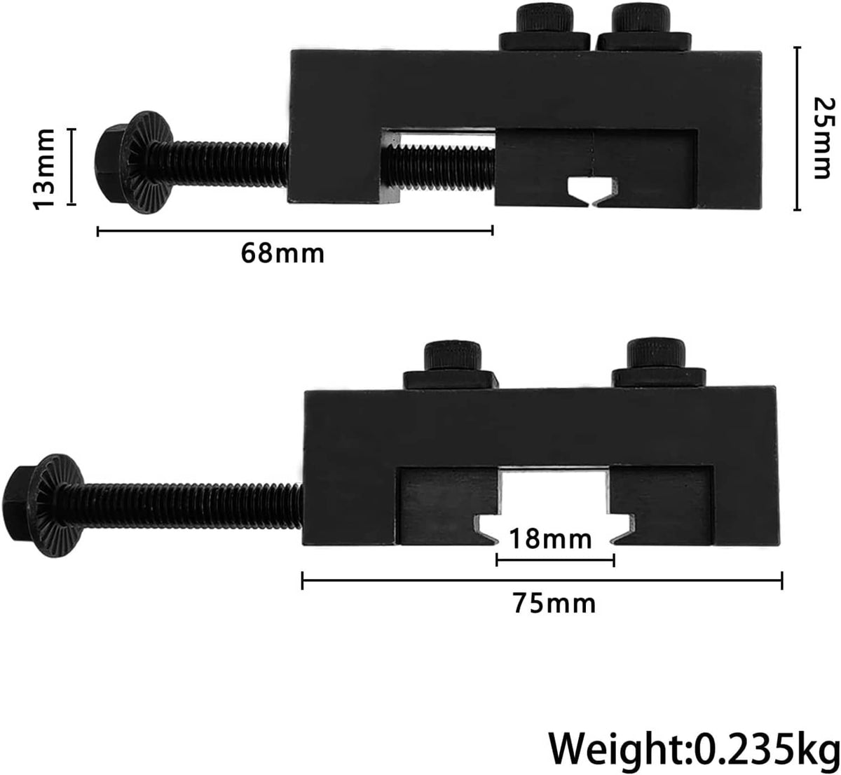 Solid Spare CV Joint Axle Boot Drive Shaft Clamping Tool for Toyota Lexus 09521-24010 Black