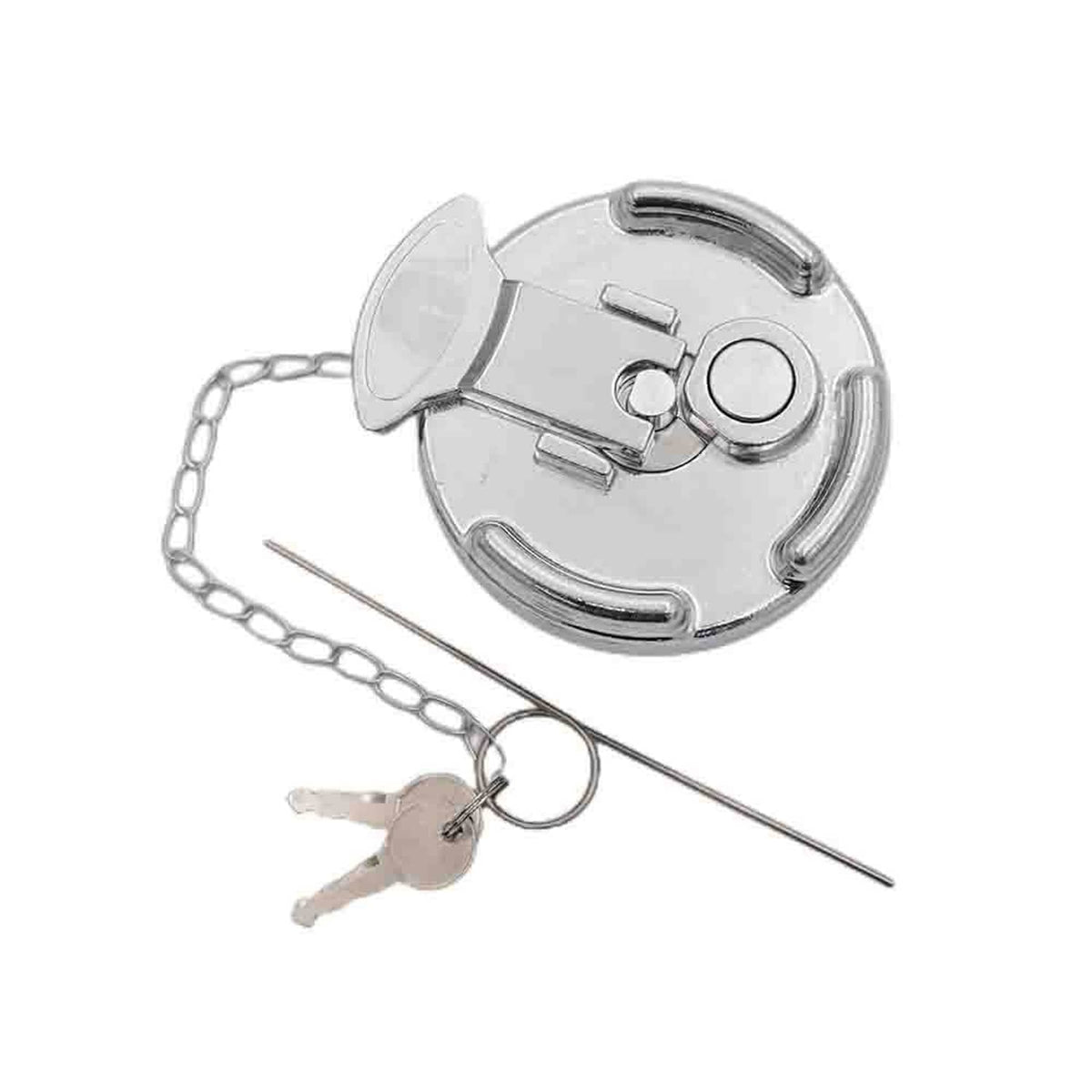 Solidspare New For Peterbilt Aluminum Locking Diesel Fuel Cap Replaces# 11-04859-200 600212