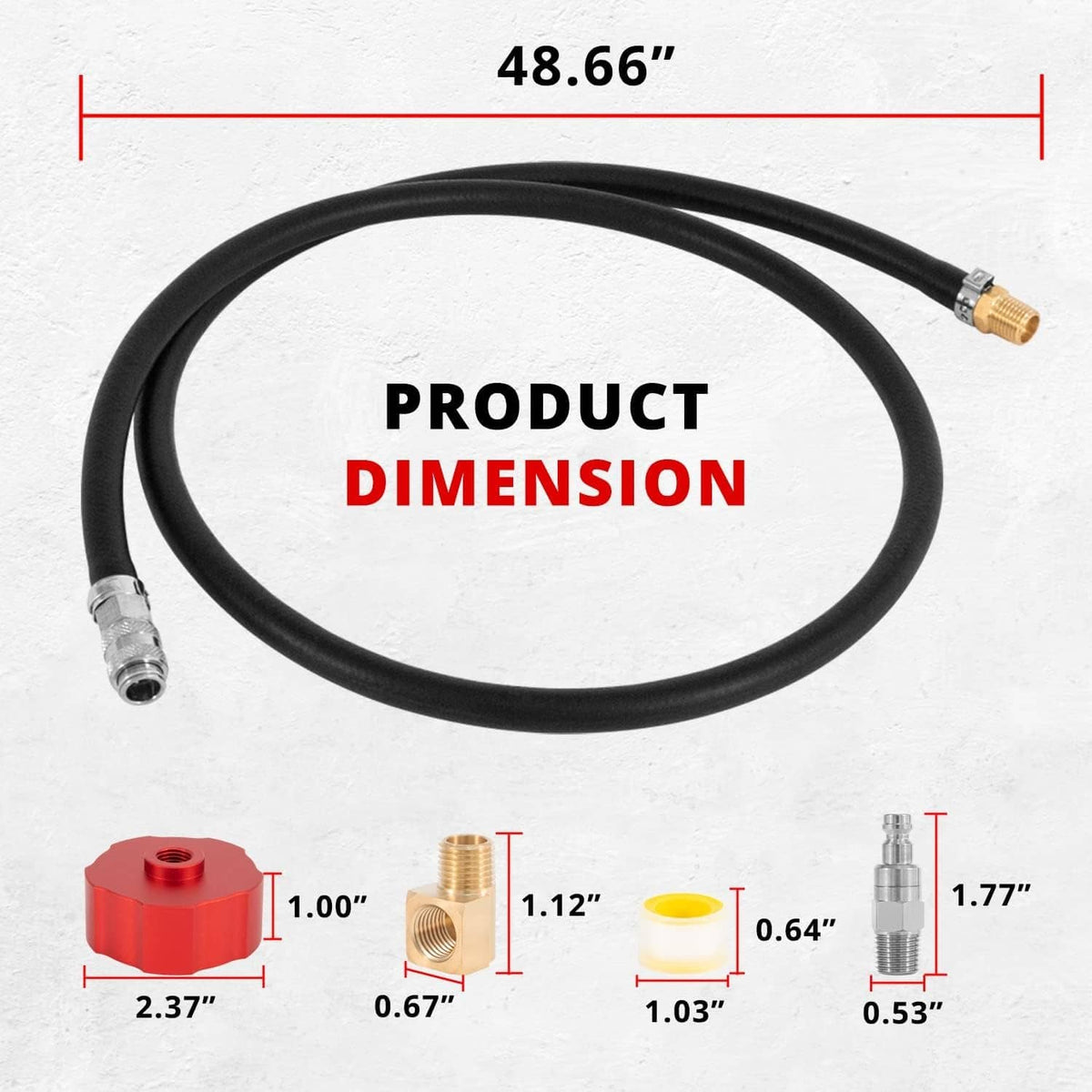Solidspare HND1.2CS Single Fuel System Clam Kit Fit For Honda EU1000i & EU2000i Generator