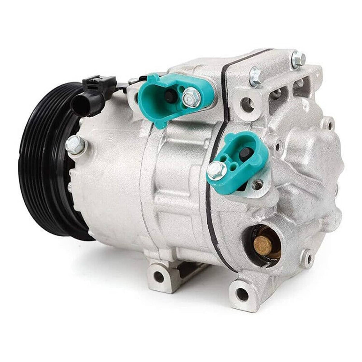 Solidspare AC Aluminum Compressor w/Clutch for Hyundai Sonata 2.4/3.3L 2006-2009 CO 10916C