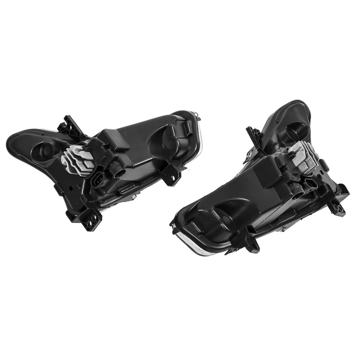 Solid Spare For Ford Fusion 2019-2020 LED Fog Lights Driving Lamps w/Bezel Wiring Left+Right