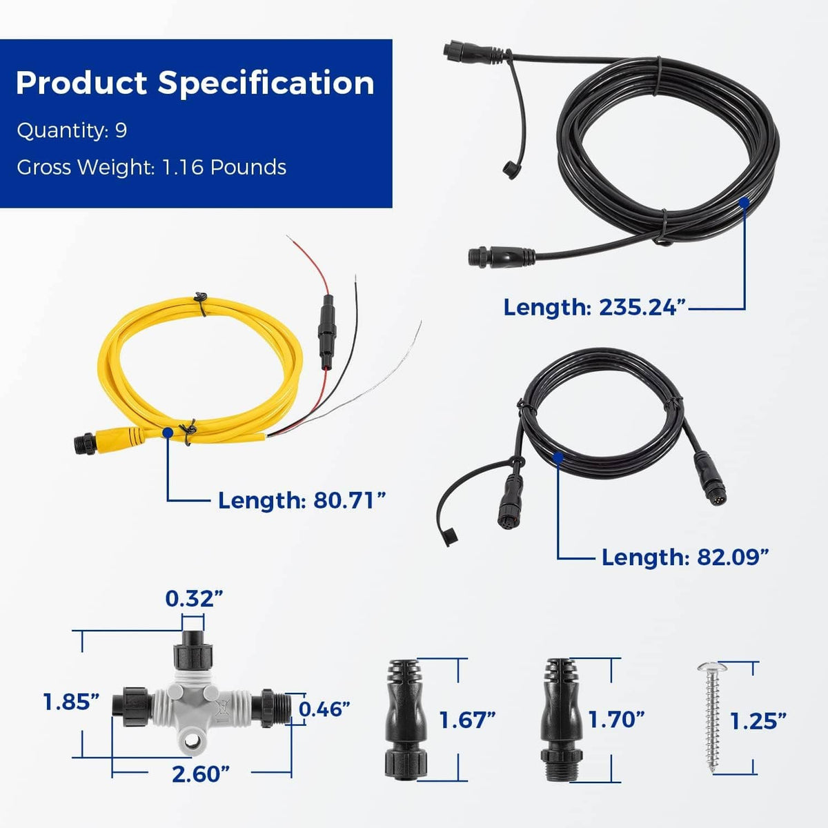 Solid Spare for Garmin NMEA 2000 (N2K) Basic Marine Complete Starter Kit 010-11442-00