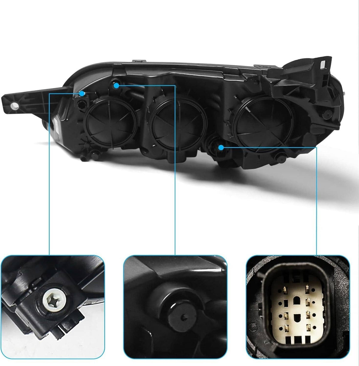 Solidspare Right Passenger Side Headlight Halogen For 2023-26 Dodge Ram Promaster 1500 2500